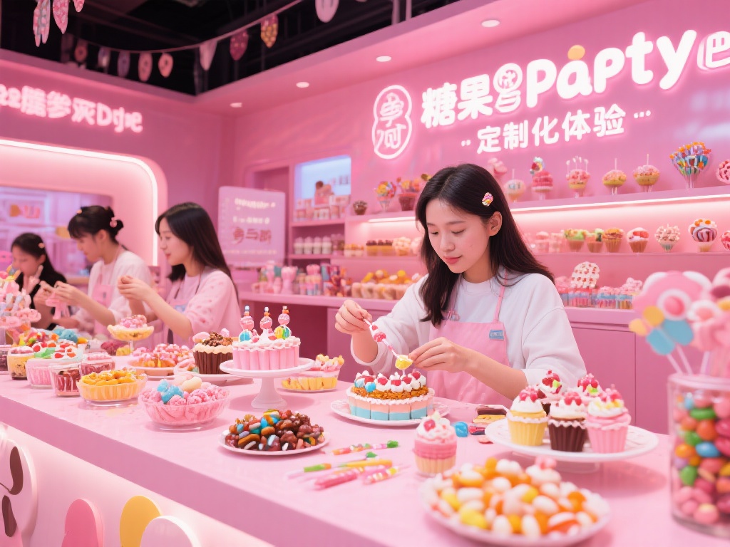 糖果派对吧：甜蜜欢聚的奇幻狂欢乐园之约