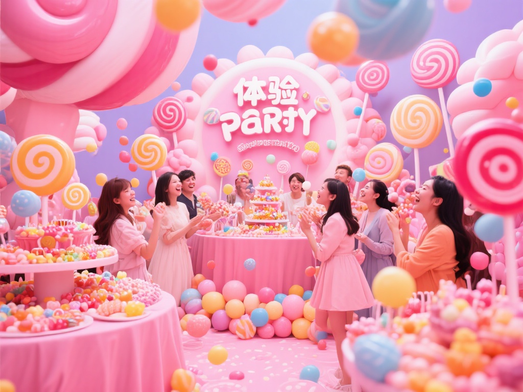 满屏糖果带来甜蜜狂欢，体验美妙糖果派对