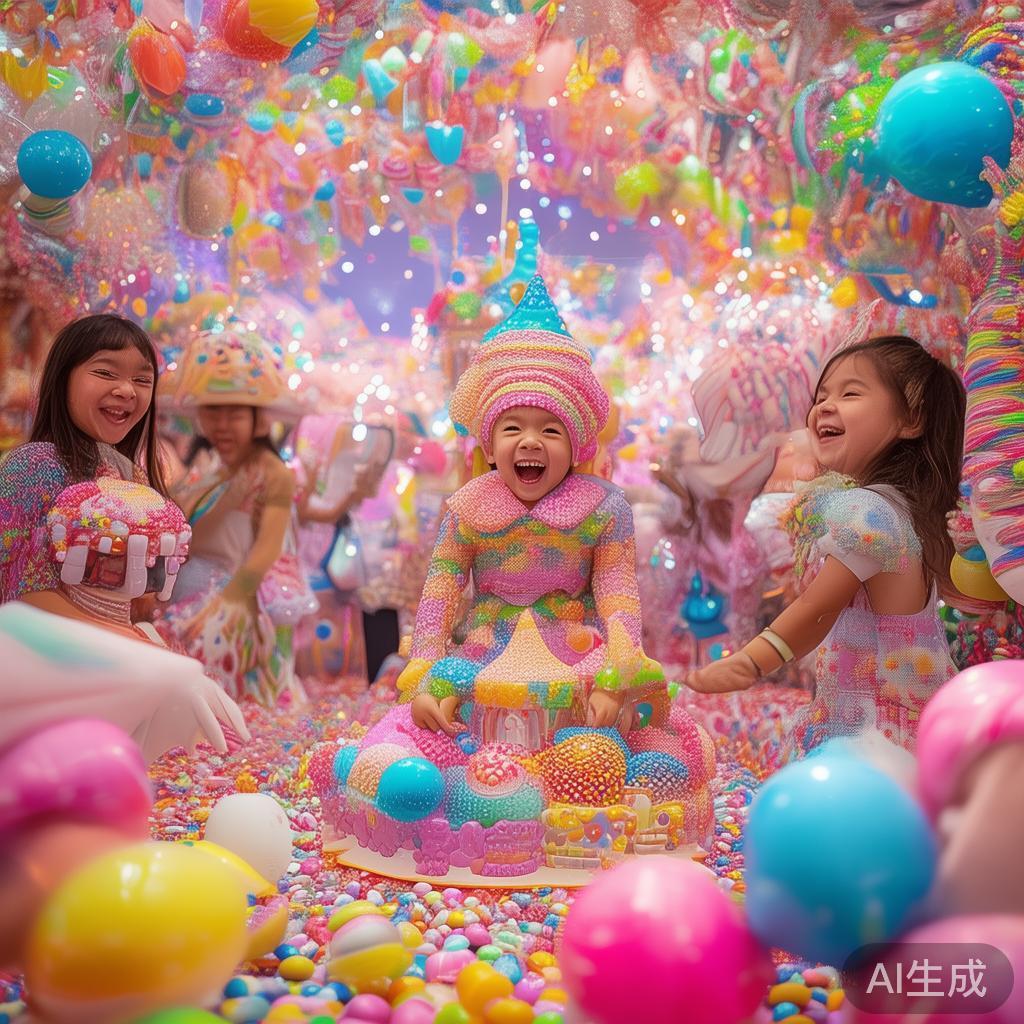 甜蜜糖果开心派对盛大开启，欢乐无限期待你的加入