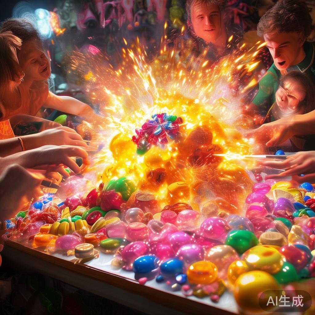 利用特殊糖果的强大作用
糖果派对中的特殊糖果如“