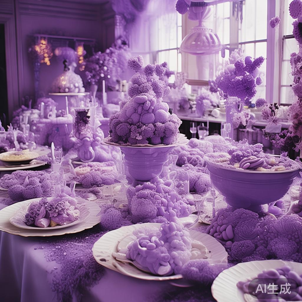 梦幻紫色糖果派对盛大开启，尽享甜蜜诱惑的欢乐盛宴