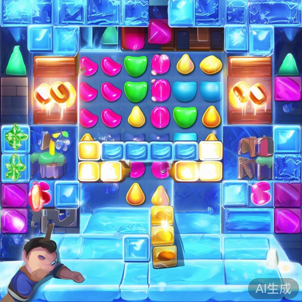 例如，有的关卡需要清除冰块或阻碍物，玩家需要选择相