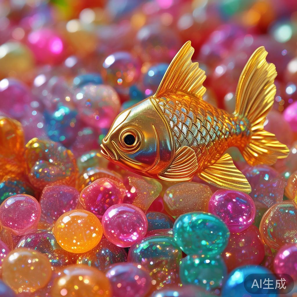 缤纷耀眼的金鱼糖果派对欢乐盛宴，开启甜蜜梦幻之旅