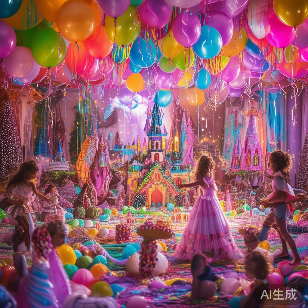 然而，梦幻元素则为这一派对增添了神秘感和奇幻气息。