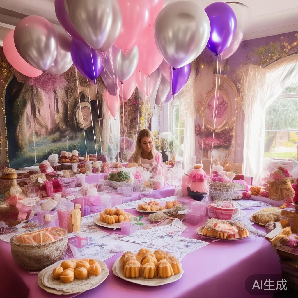 在动手制作之前，首先要确定派对的主题。例如童话公主