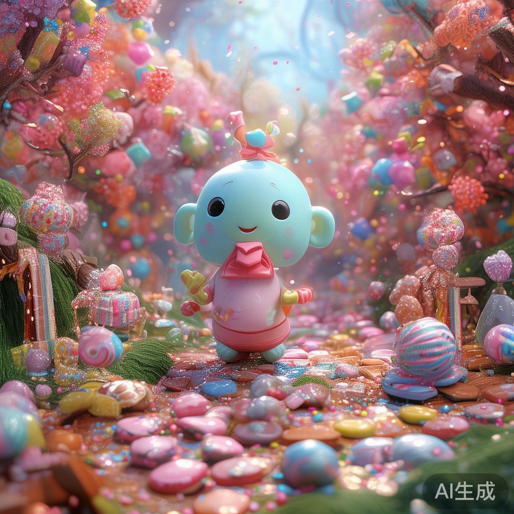 甜蜜童趣:小宝在糖果派对上的奇幻欢乐冒险之旅 文章开篇以活泼的场景描写吸引读者:在一片被甜香弥漫