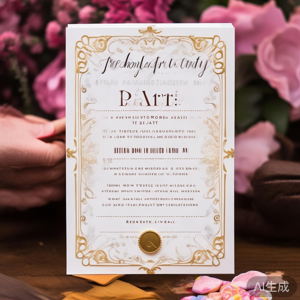 在策划这样一场派对时，一份精心设计的派对邀请函是关