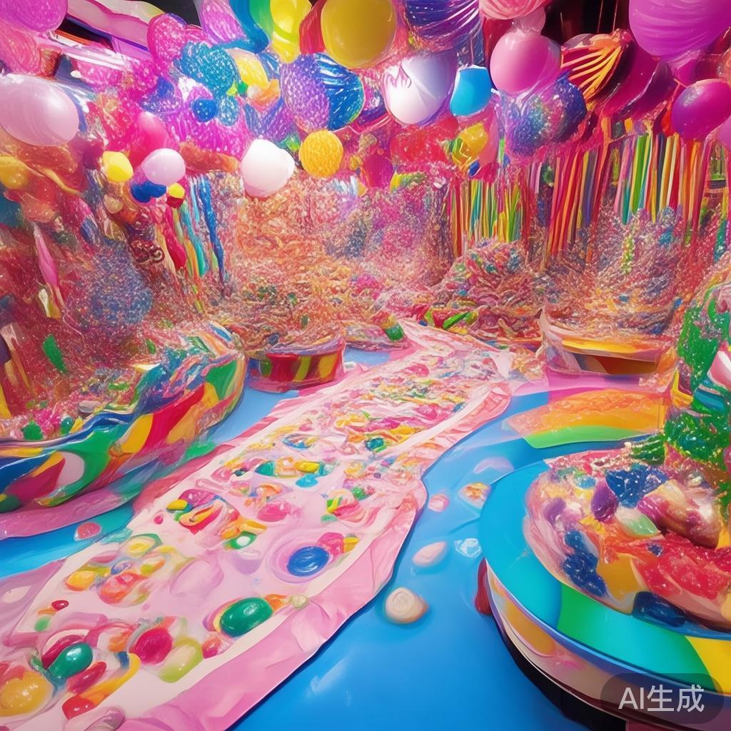 这场糖果派对以“甜蜜狂欢，童趣无限”为主题，既照顾