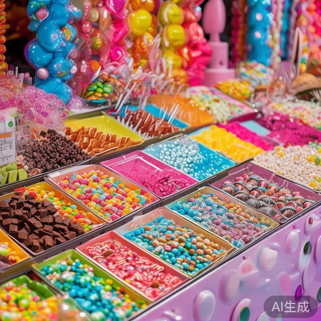甜蜜缤纷的糖果罐派对盛大开启,引领甜蜜盛宴新体验 在选择糖果时,应考虑多样性。“巧克力、软糖、硬糖、